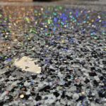 Nano Concrete Coatings garage flake system in Portland, Oregon