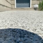 Nano Concrete Coatings patio flake system in Portland, Oregon
