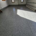 Nano Concrete Coatings garage flake system in Portland, Oregon