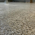 Nano Concrete Coatings basement flake system in Portland, Oregon