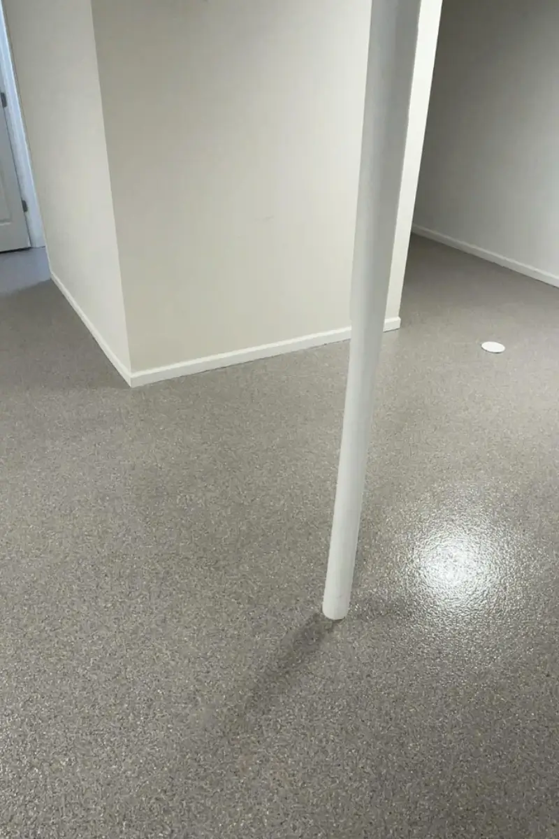 Nano Concrete Coatings basement flake system in Portland, Oregon