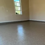Nano Concrete Coatings garage flake system in Portland, Oregon