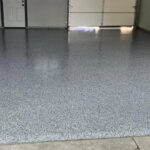 Nano Concrete Coatings garage flake system in Portland, Oregon