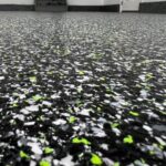 Nano Concrete Coatings garage flake system in Portland, Oregon