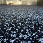 Nano Concrete Coatings garage flake system in Portland, Oregon