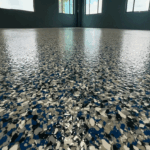 Nano Concrete Coatings retail flake system in Portland, Oregon
