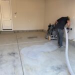 Nano Concrete Coatings garage flake system in Portland, Oregon
