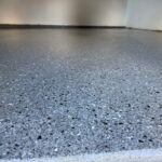 Nano Concrete Coatings garage flake system in Beaverton, Oregon