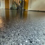 Nano Concrete Coatings garage flake system in Beaverton, Oregon