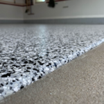 Nano Concrete Coatings garage flake system in Beaverton, Oregon